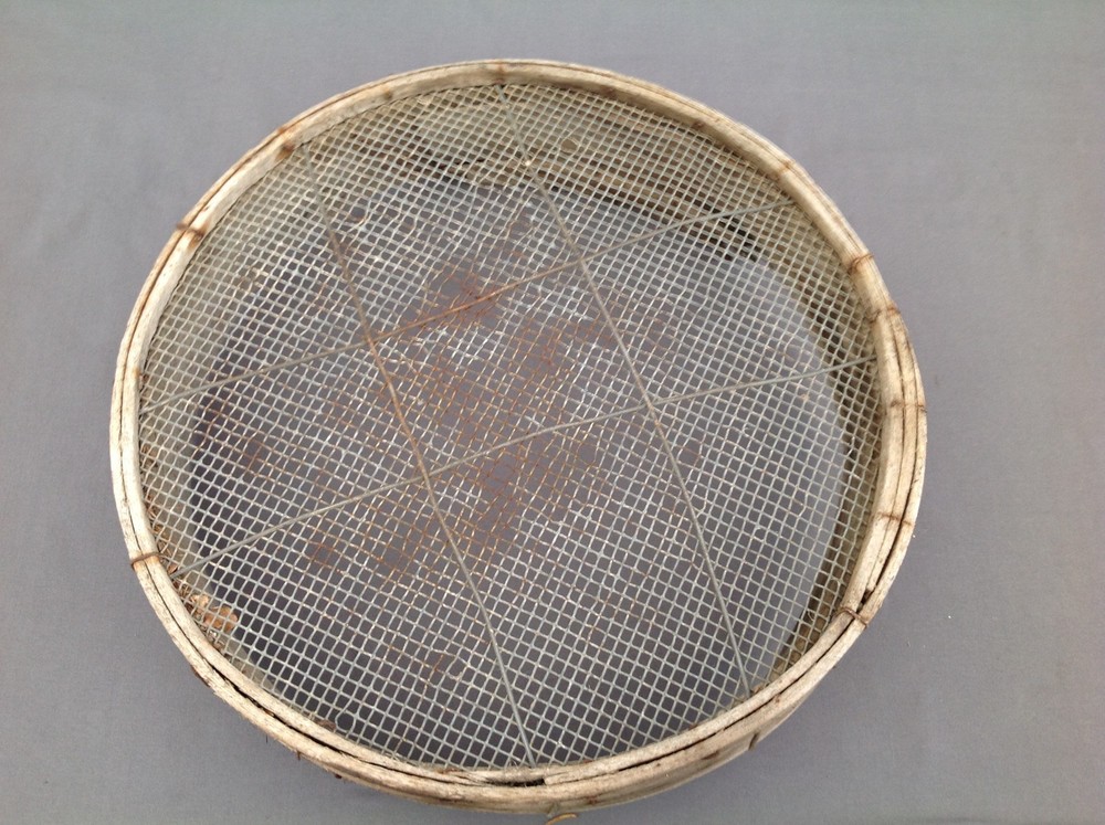 Antique Large 18" Round Sifter