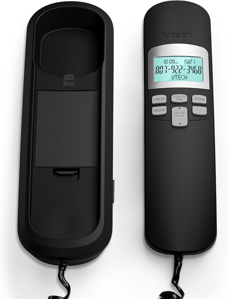 Corded Telephone with Essential Features: Caller ID, Volume Control & Speed Dial