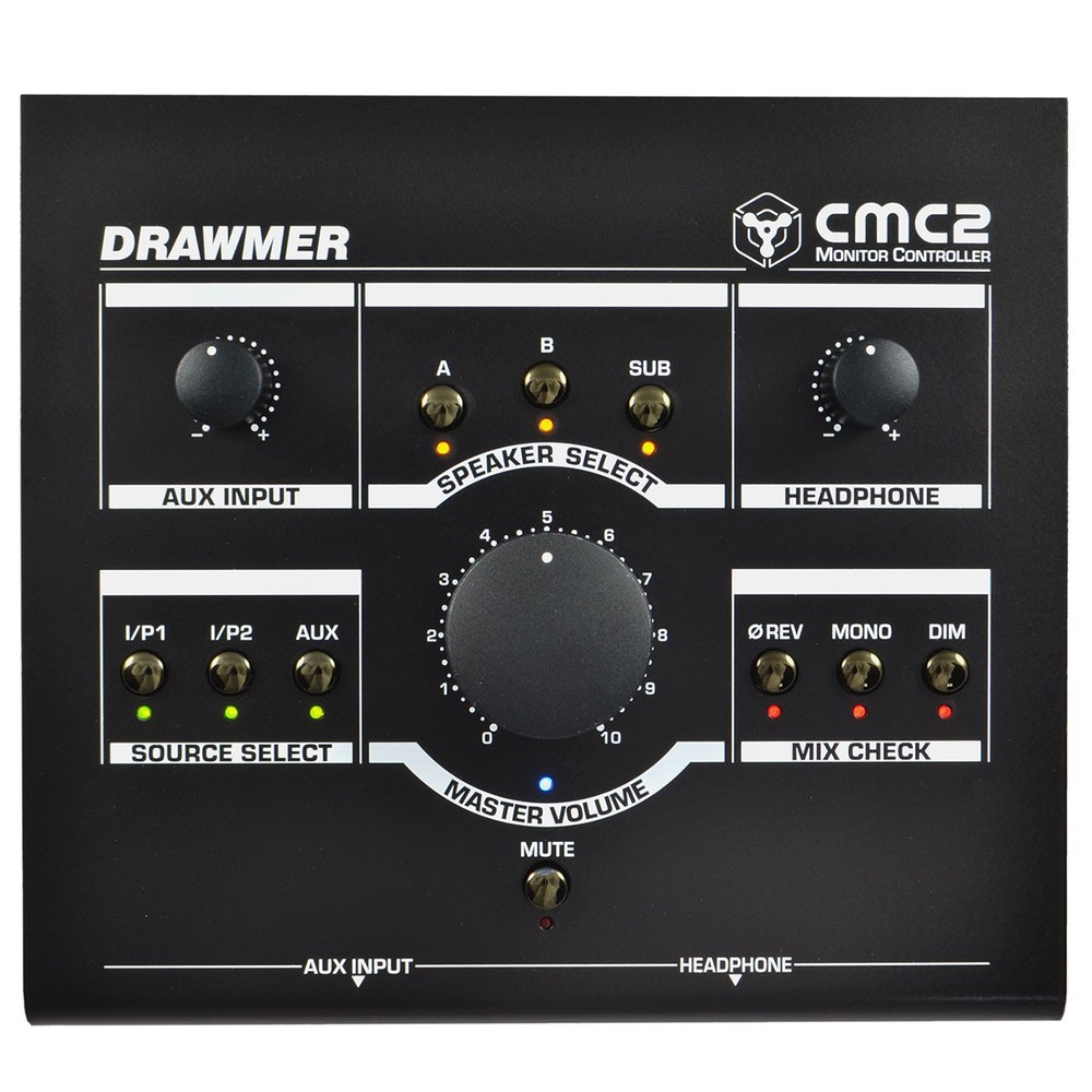 Drawmer CMC2 3-Source 2-Out Compact Monitoring Controller