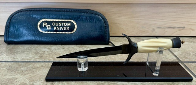 NOS! Ray Beers Custom Knives Fixed Blade #025 PERFECT CONDITION!