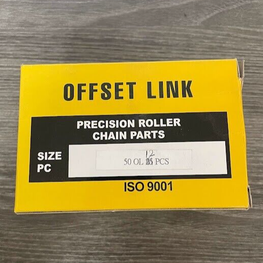#50 Roller Chain Offset Link 12 Pcs 5/8 in Pitch 50 OL