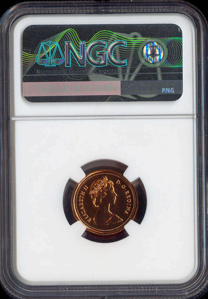 1987 Canada Small Cent 1C NGC MS67 RD MAC - Quality