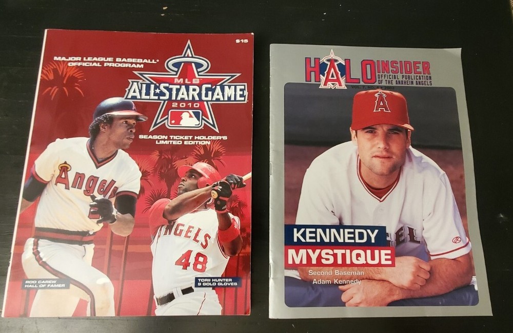 2010 MLB Baseball ALL STAR GAME Program & Halo Insider 2002. Limited Edition