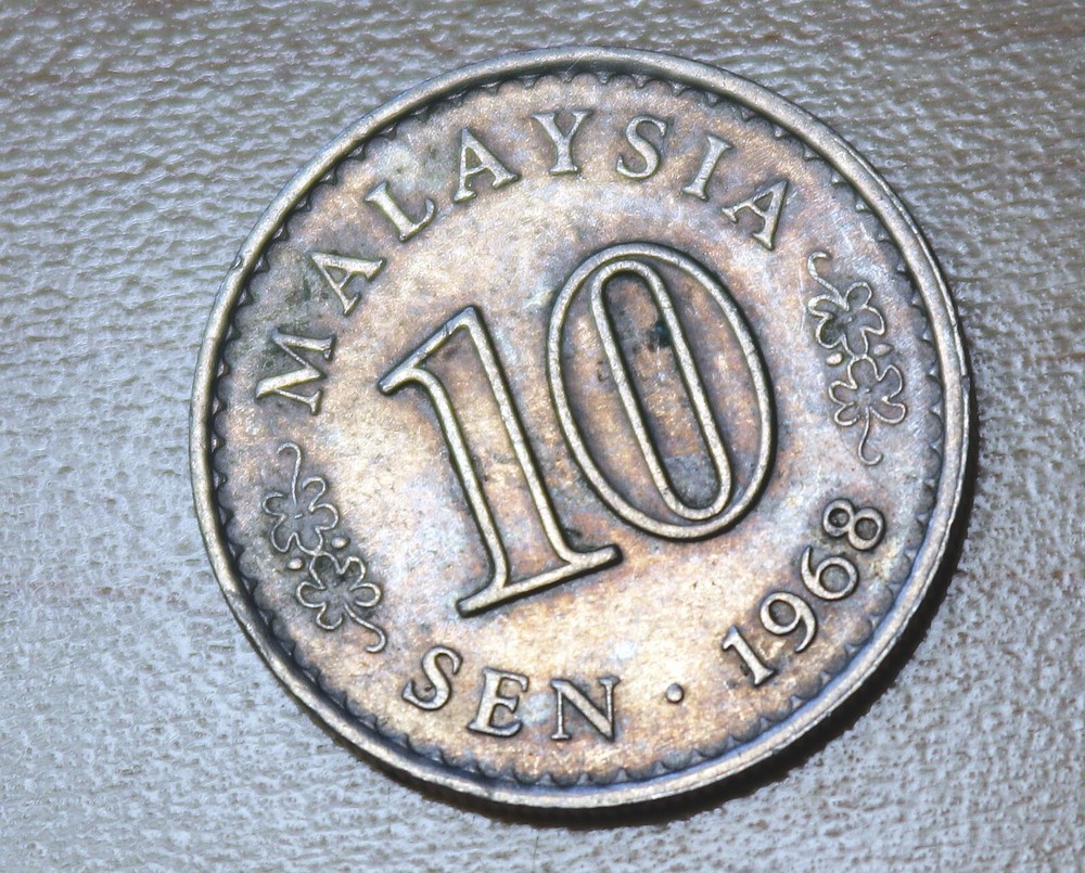 1968 Malaysia 10 Sen