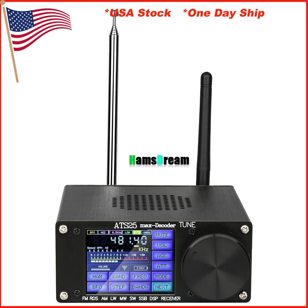HamGeek ATS25max-Decoder Si4732 Full Band Radio Receiver DSP SW Official Version