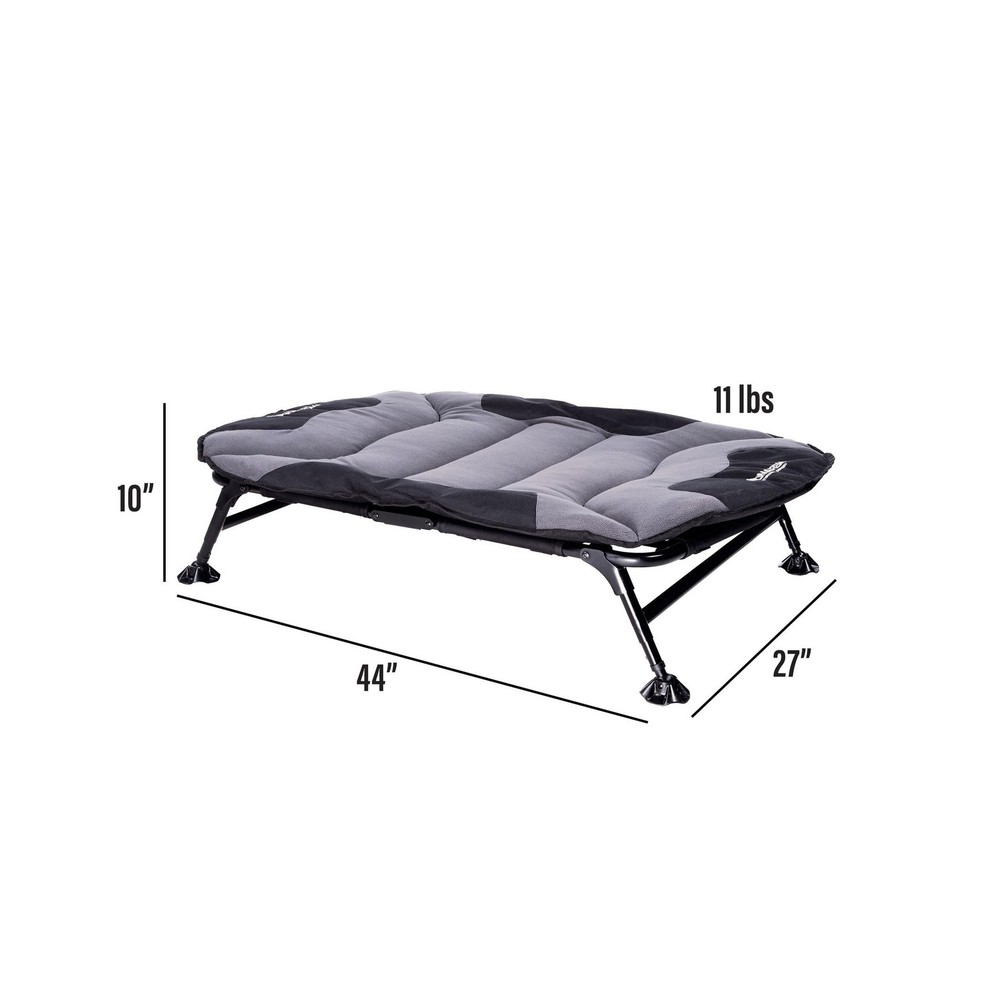 Momarsh Elevated Dog Cot with Washable Soft Pad & Folding Frame for Travel & ...