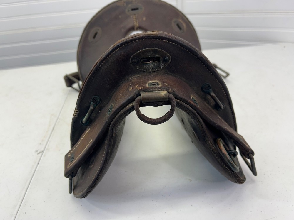 WWI US Army McClellan Cavalry Saddle With Stirrups
