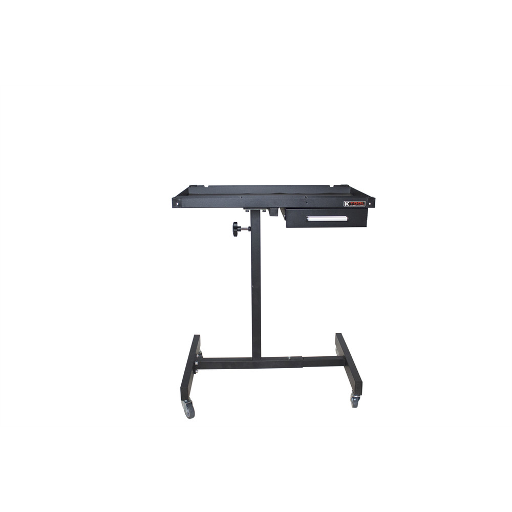 K Tool 75107 Adjustable Worktable with Drawer, 200 lb Capacity, Steel, Portable