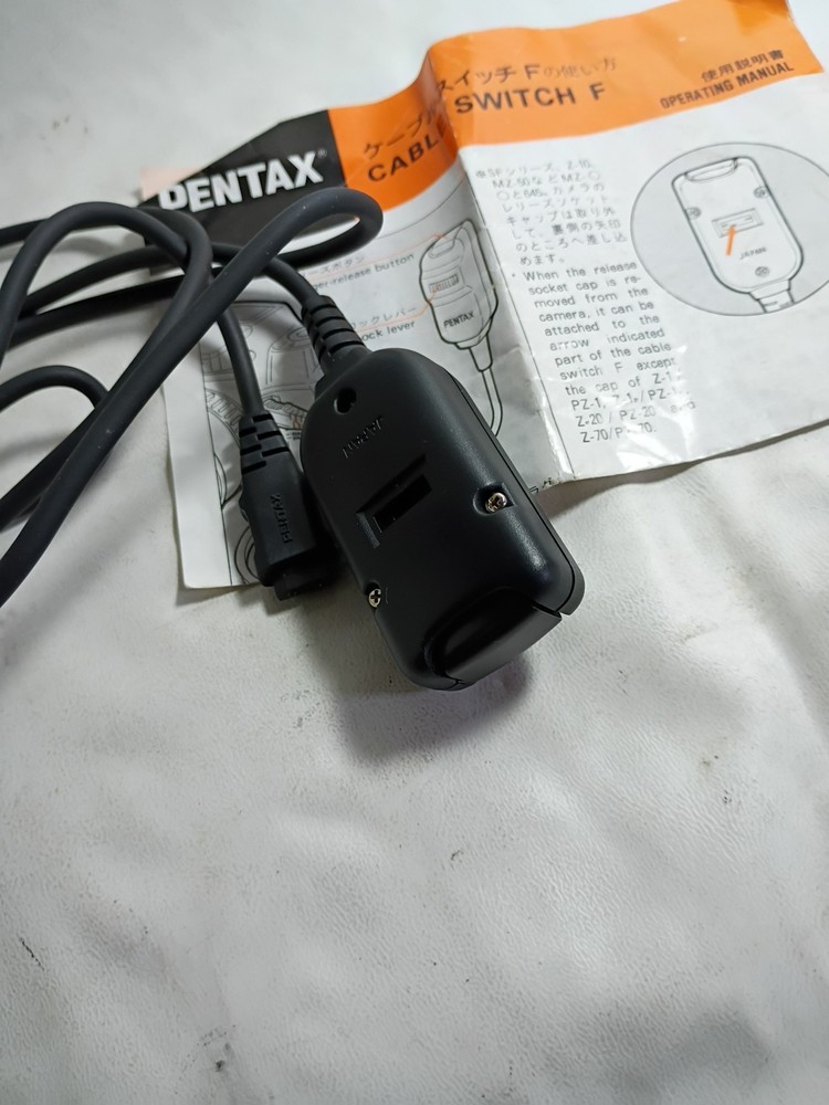Pentax Cable Switch Type F Remote Shutter Release w/ Manual