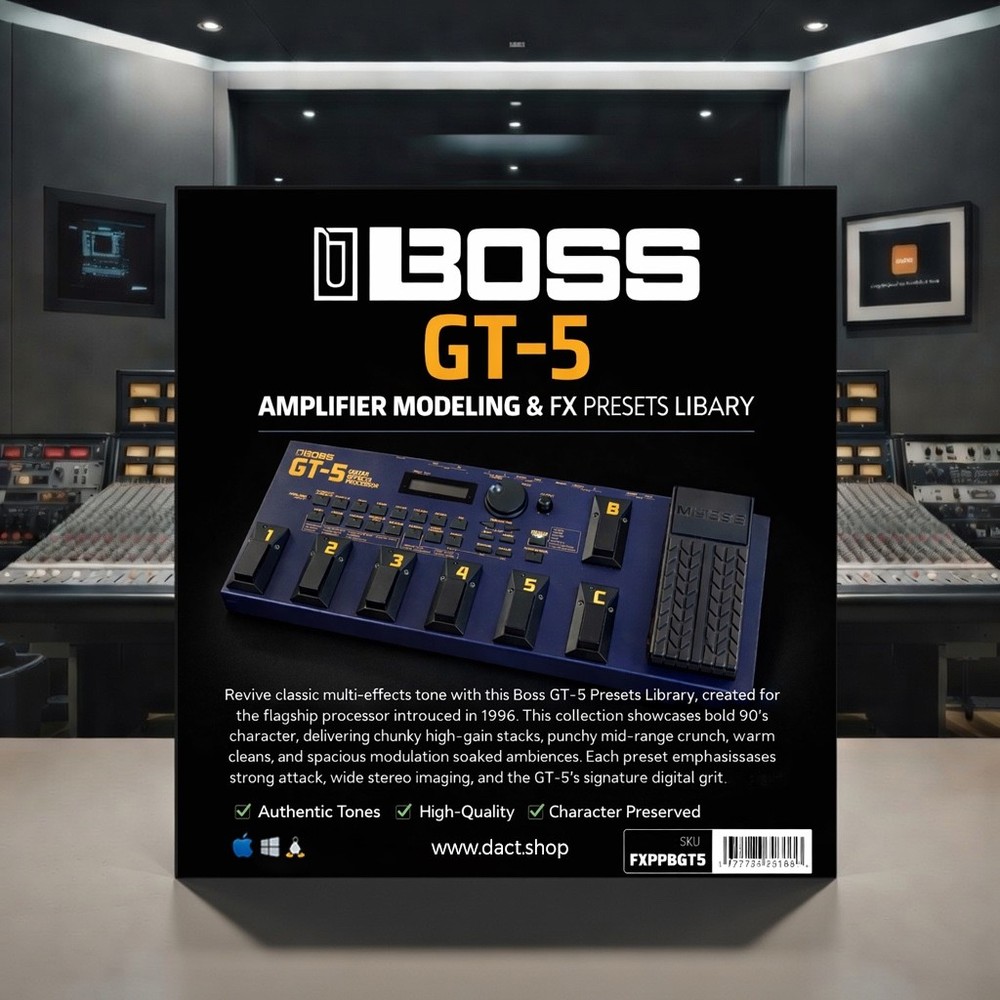 Boss GT-5 Guitar Multi-FX Presets Library