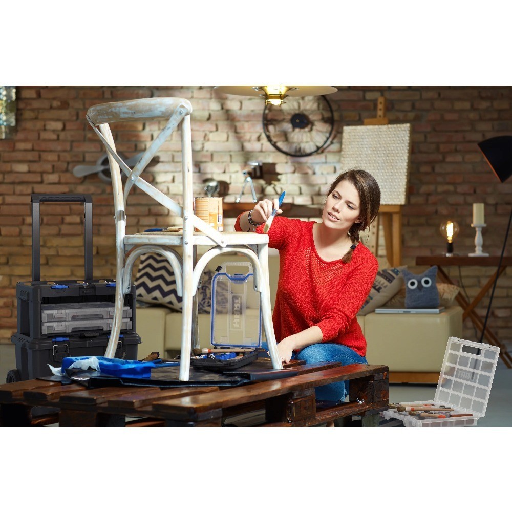 Stack System Half Tool Organizer for Modular Tool Storage Drawers