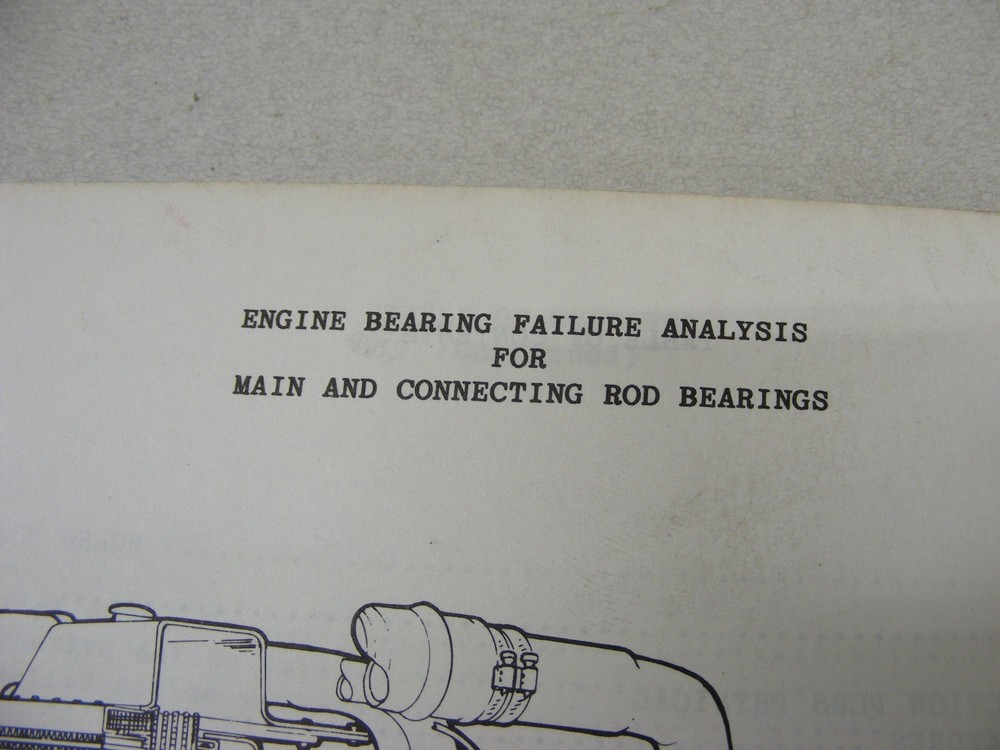 Mack Engine Bearing Failure Master Manual