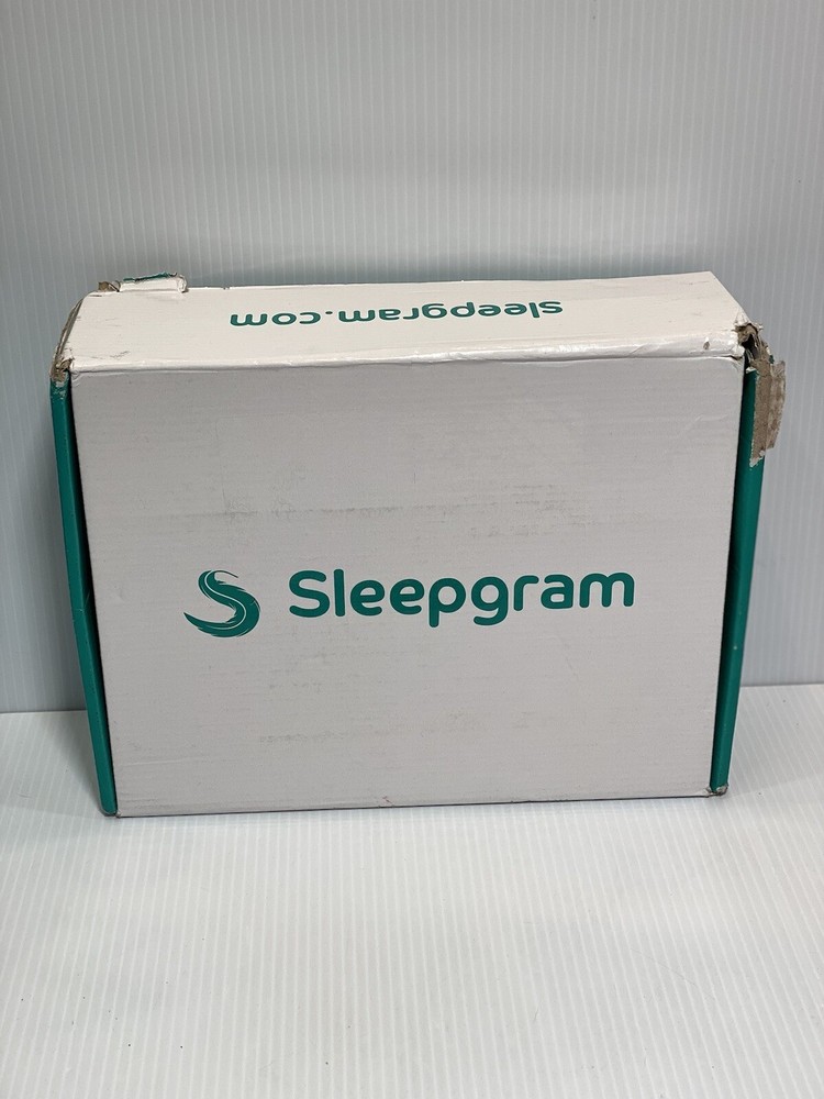 Sleepgram Mattress Protector king color white  New sealed