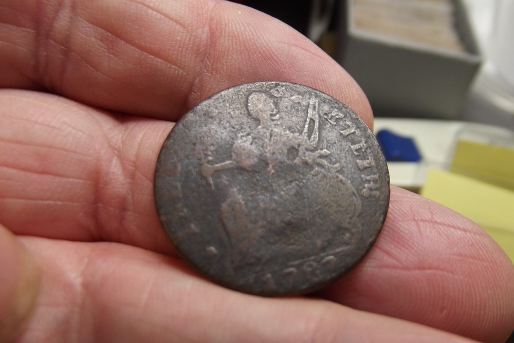 1787 Connecticut Copper 1/2 P  Mailed Bust Left