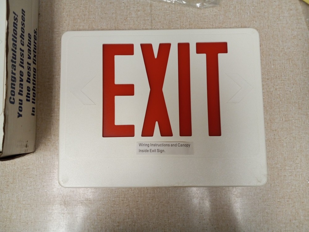 Emergency Exit Lighting Fixture TCP 20755