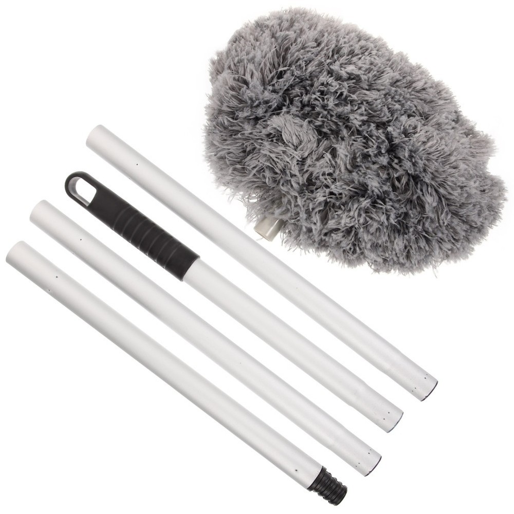 Ceiling Fan Extendable Duster Cobweb Duster with Extension Pole for Cleaning