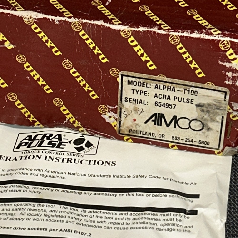 URYU T100 Acts-Pulse New Open Box