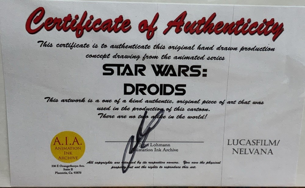 Star Wars DROIDS Artwork