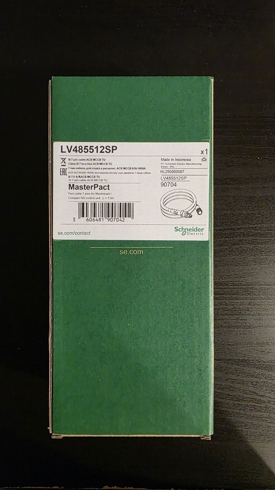 NEW! LV485512SP test cable for service interface, 7 pins cable, for MicroLogic