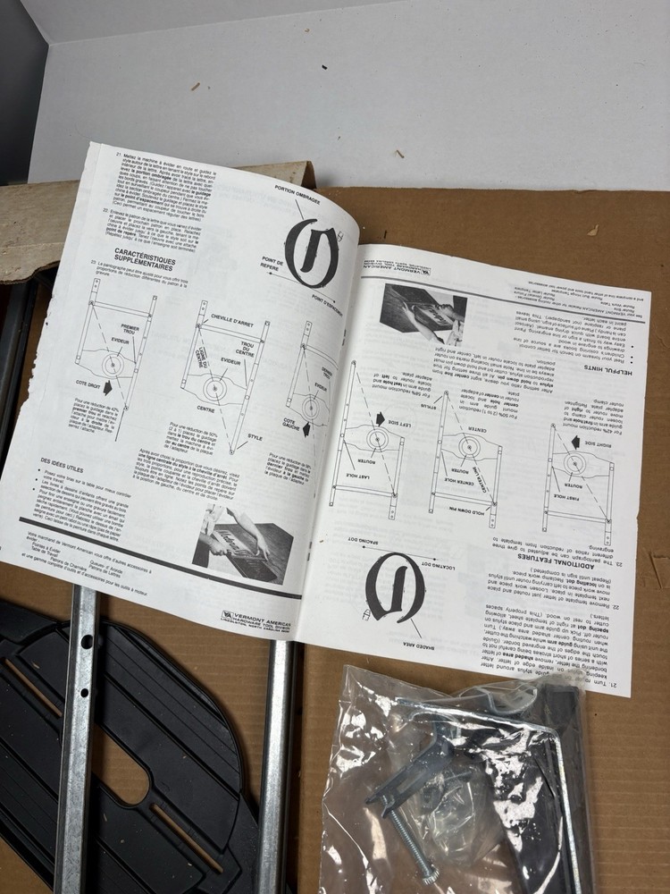 Router Pantograph Vermont Hardware, Distressed packaging. NOS Never Used