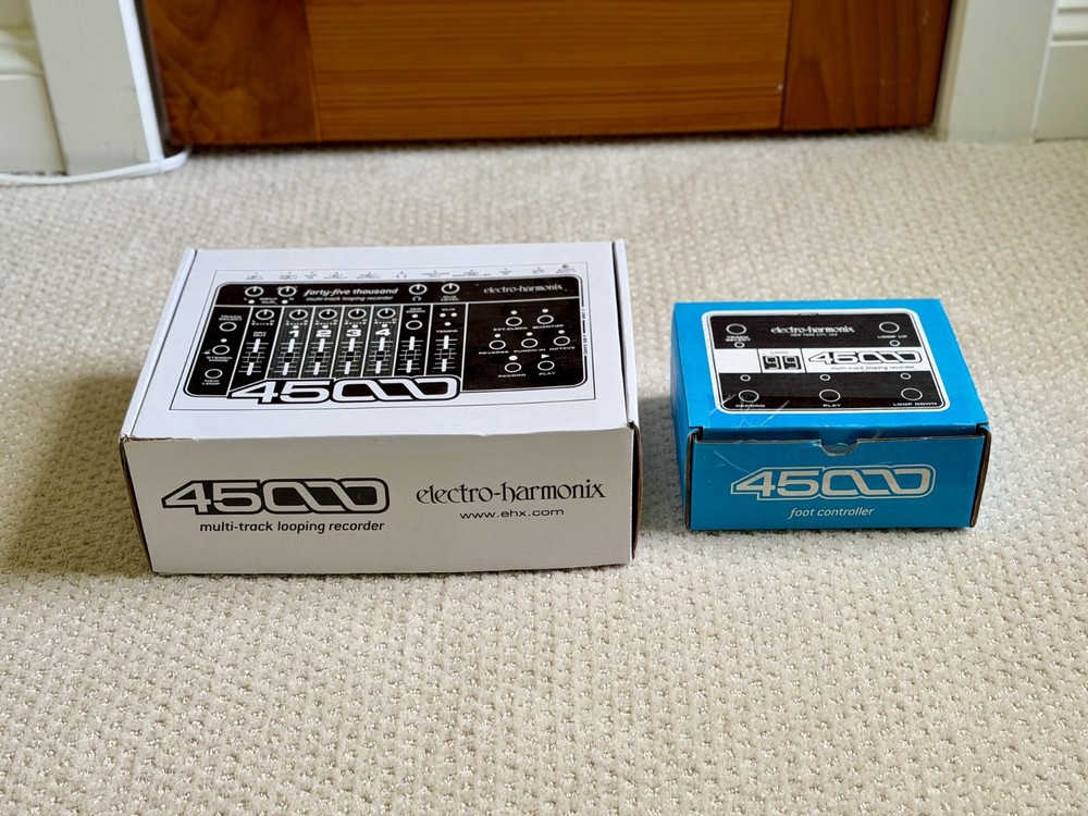 [BNIB] EHX 45000 Multi-Track Looper & Foot Controller Bundle - Mint / Boxed