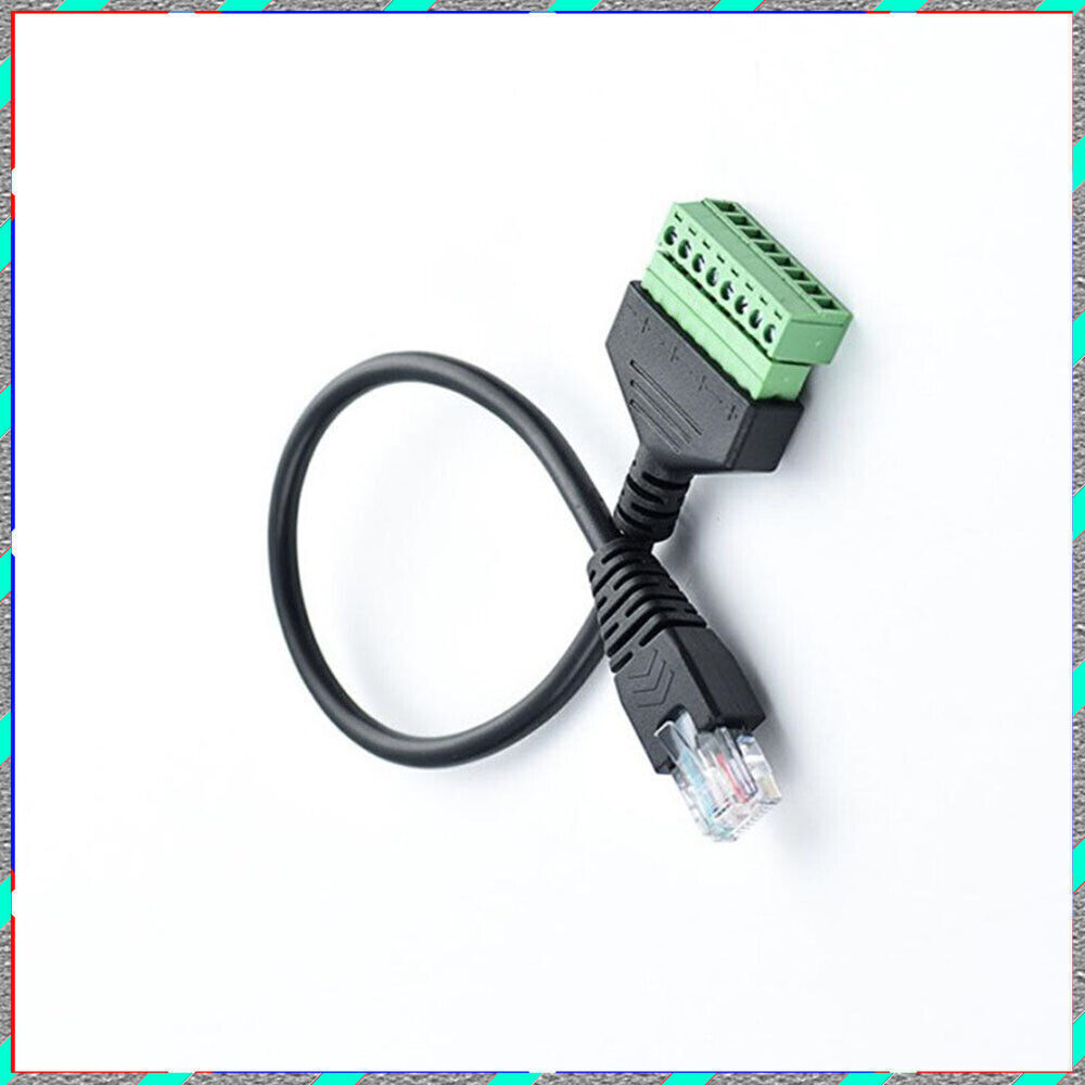 Solderless belt screws can be fixed terminal RJ45 network cable extension cable