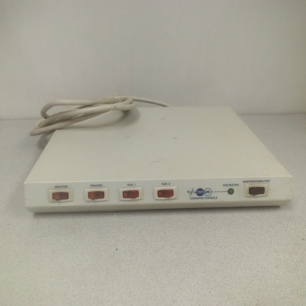 Tripp Lite Command Console CCI 6-12 Surge Suppressor Power Strip