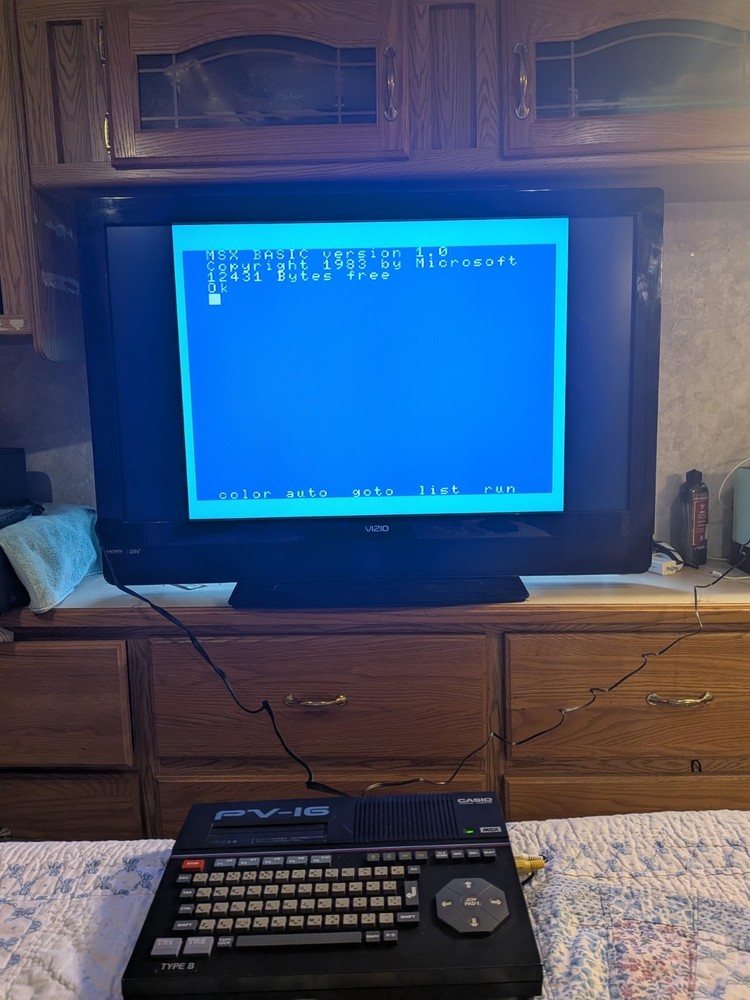 Casio Pv-16 MSX Computer Vintage