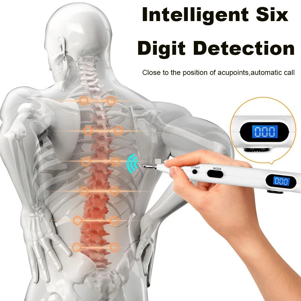 Acupuncture Pen With Digital Display Electro Acupuncture Point Device Massage*