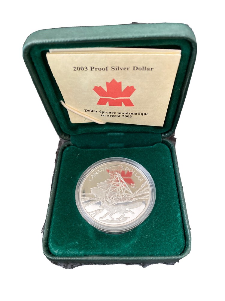 proof dollar 2003 canadian mint coin