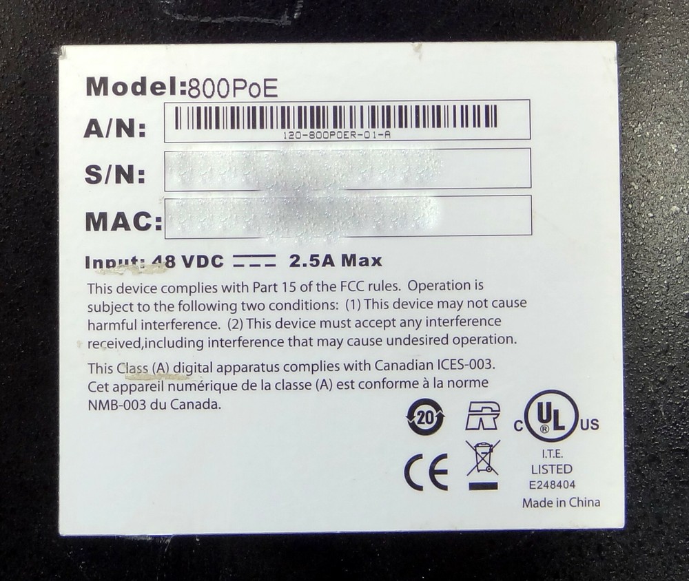 EdgeWater Networks Inc. 800PoE