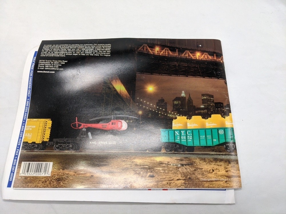 Lionel 2011 Ready To Run Catalog
