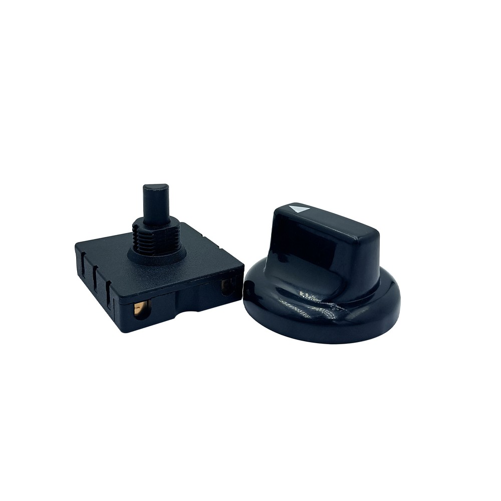 2Set Fan Rotary Switch 4 Position 3 Speed Selector Switch Governor with Button