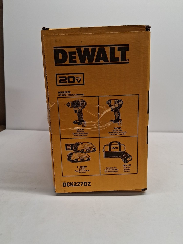 DEWALT 20V MAX Drill Driver - DCK227D2
