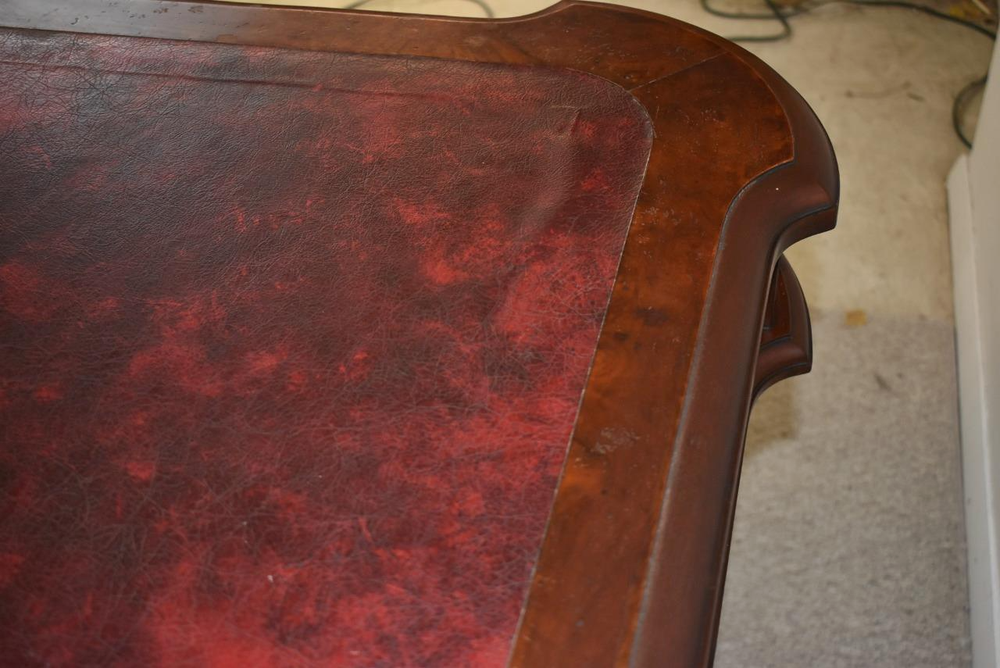 Victorian Walnut Library Table Belter Style