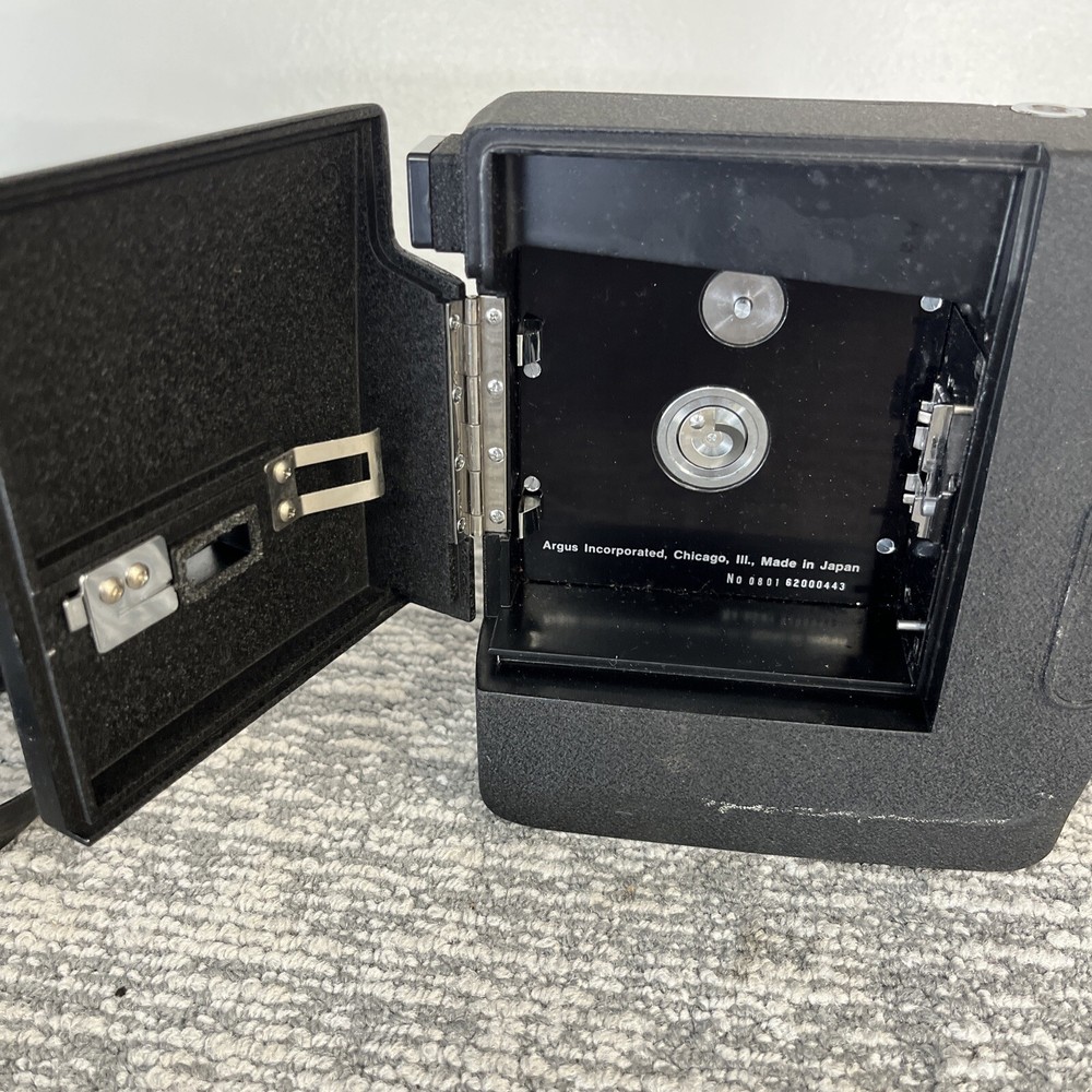 Vintage Argus Model 801 Camera With Black Case, Untested