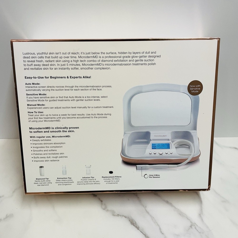 Trophy Skin MicrodermMD Microdermabrasion System-NEW IN BOX-