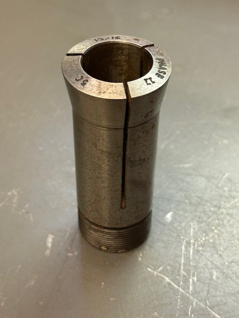 Phase II 15/16" Round Smooth 5C Collet w/Internal Threads