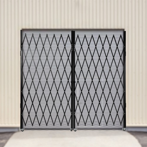 Folding Security Gate Double Door Expand Gate Security Folding Scissor Gate