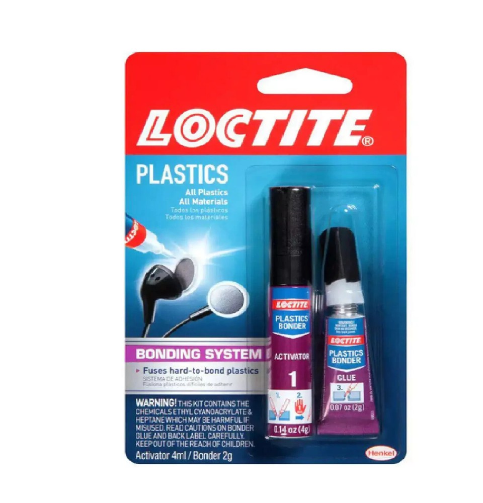 Plastics Bonding System 2g Super Glue loctite