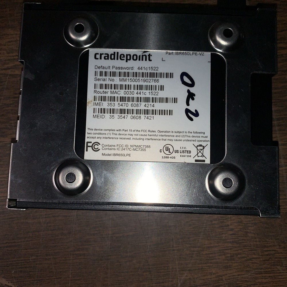 CRADLEPOINT IBR650LPE-VZ WIRELESS ROUTER