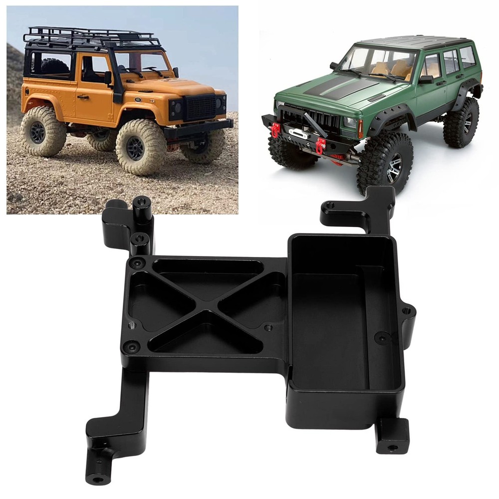 Fixed Servo Mount Bracket, Aluminium Alloy Fixed Servo Mount Black One Size