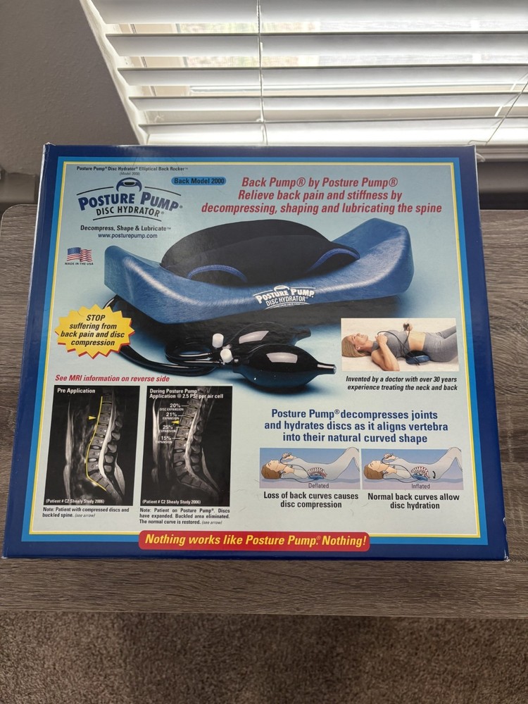Posture Pump 2000 Back Pump Elliptical Back Rocker