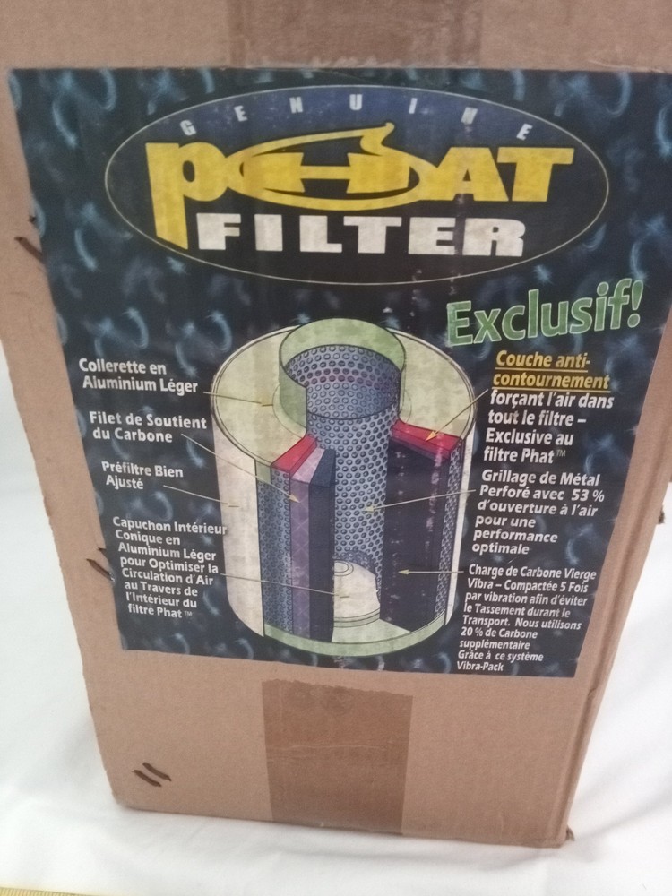 Phat Carbon Filter 4"x12" , new in box.