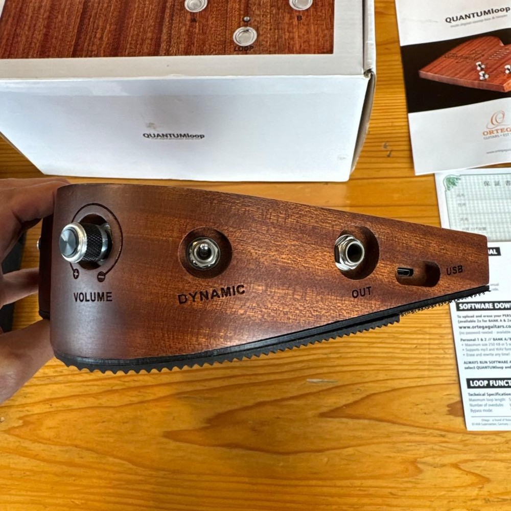 ORTEGA QUANTUMloop Multi Digital Stomp Box Loop Cajon