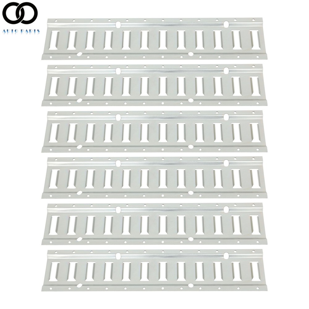For Trailers Secure Load 6 Pack 2' E Track Tie Down Rail Kit Galvanized Steel