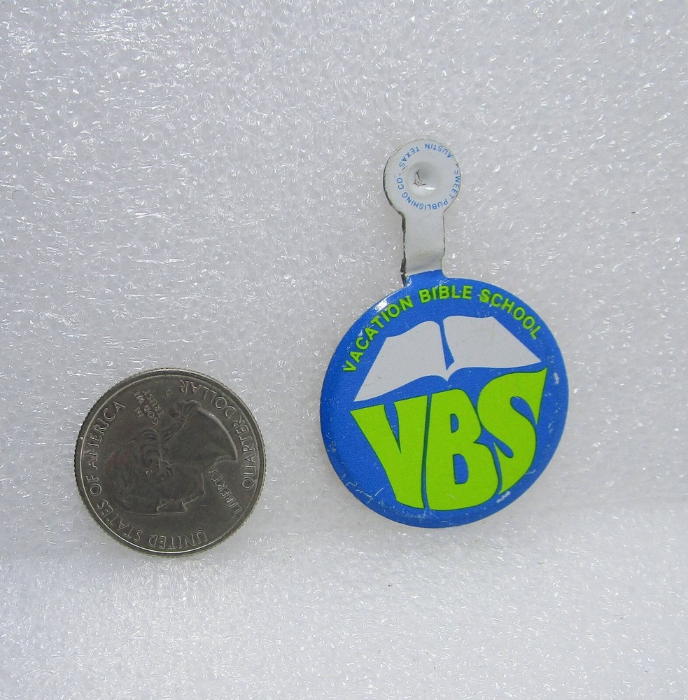 VBS Vacation Bible School Tab Button Pin