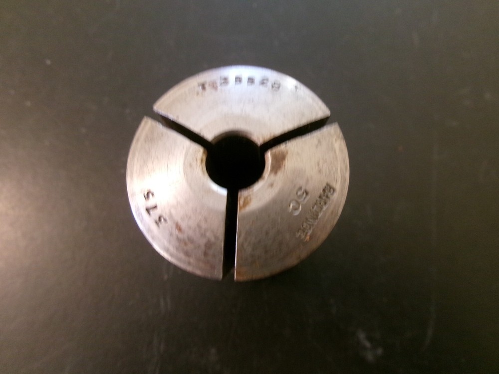 Hardinge 5C Collet 375 T35528 Round Collet ext threading