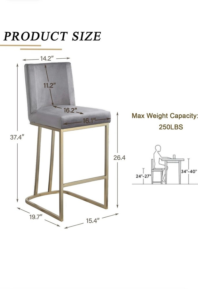 counter height bar stools set of 2