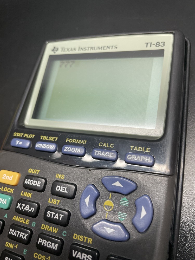 Texas Instruments TI-83 Calculator W/Cover
